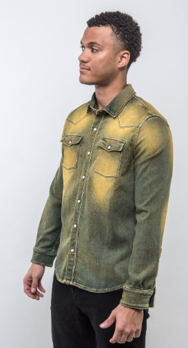 Buy Olive Green Shirts for Men by iVOC Online | Ajio.com